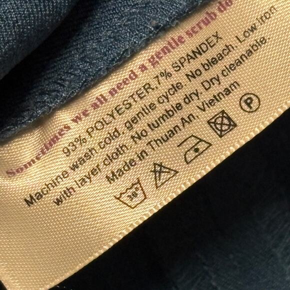 M.M. Lafleur Wondertex Emily Dress Size 4 Square Neck Blue Classic Tailored Cut - Picture 10 of 12